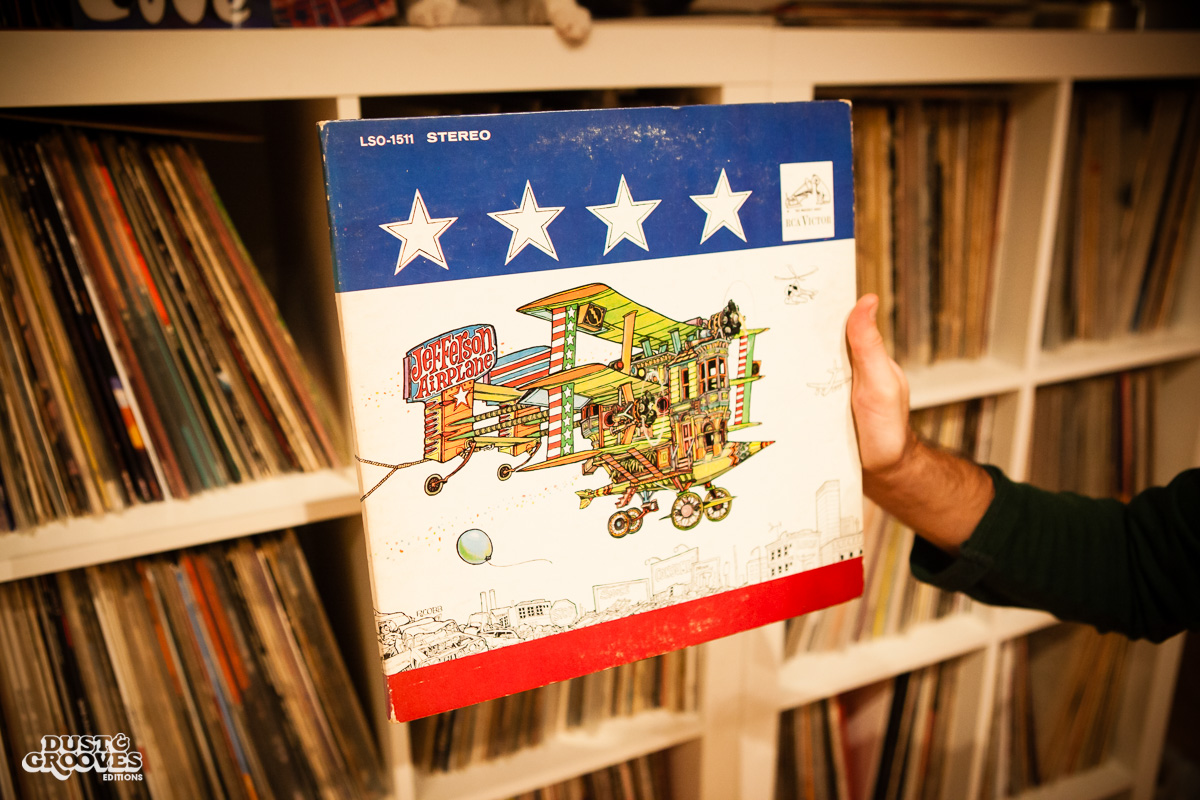 Emek Can Tulus, a vinyl record collector, photographed at his home in Istanbul, Turkey, for Dust & Grooves.